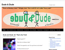 Tablet Screenshot of dude-n-dude.com